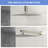10" Square Rainfall Shower Head, Wall/Ceiling Mounted-118580216