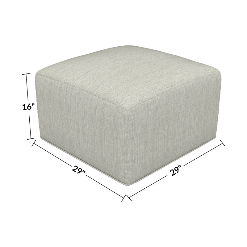 Repose-pieds de patio Praia Sunbrella®, Sunbrella® toile blanche