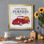 Farm Fresh Pumpkins - Reproduction d'art textuel sur toile encadrée-164346111-164346106
