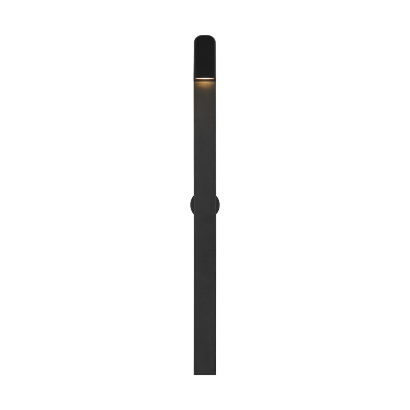Froler LED Outdoor Sconce, Black, 36" H x 2.4" W x 2.6" D, Black