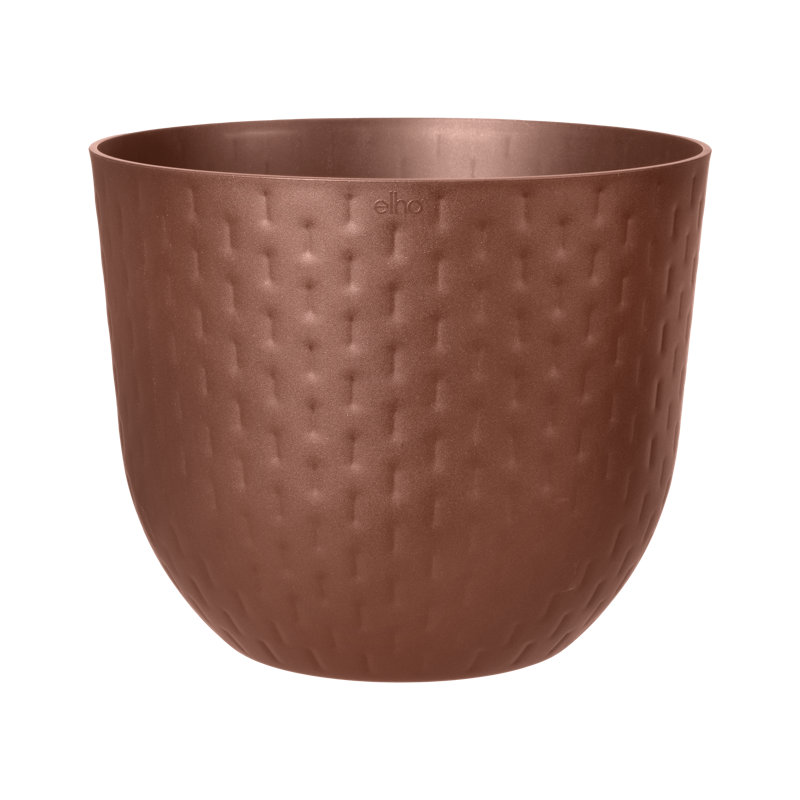 Plant Pot, Rusty Brown, 38.4 x 46.5 x 46.5