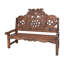 Banc en bois sculpté à la main
