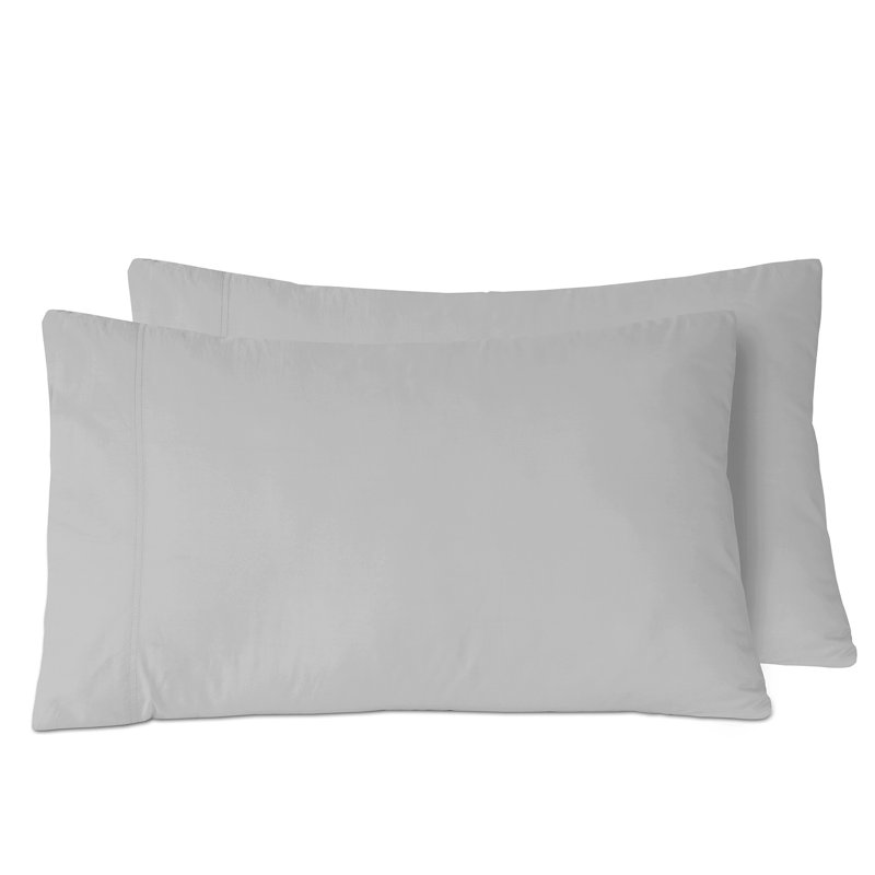 Percale - Set of 2, Light Gray