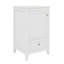 Meuble-lavabo de 20 pouces avec lavabo, meuble-lavabo autoportant avec porte à fermeture douce, support de rangement et tiroir