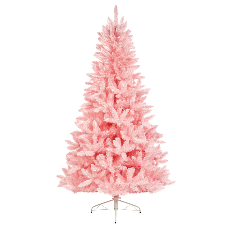 Artificial Pine Pink Christmas Tree, 5.91ft H