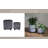 Charmayne Stoneware Ceramic Planter Set with Textured Design and Footed Base - Set of 2-1208997731