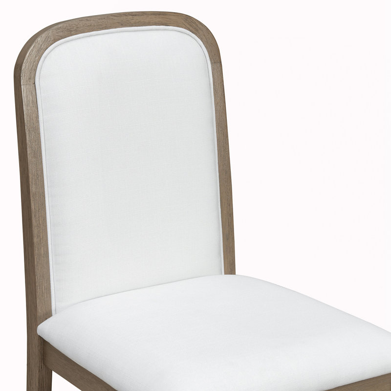 Ensemble de chaises de salle à manger avec 4 chaises rembourrées, Espresso