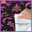 Édredon rose à motif floral baroque-130095193