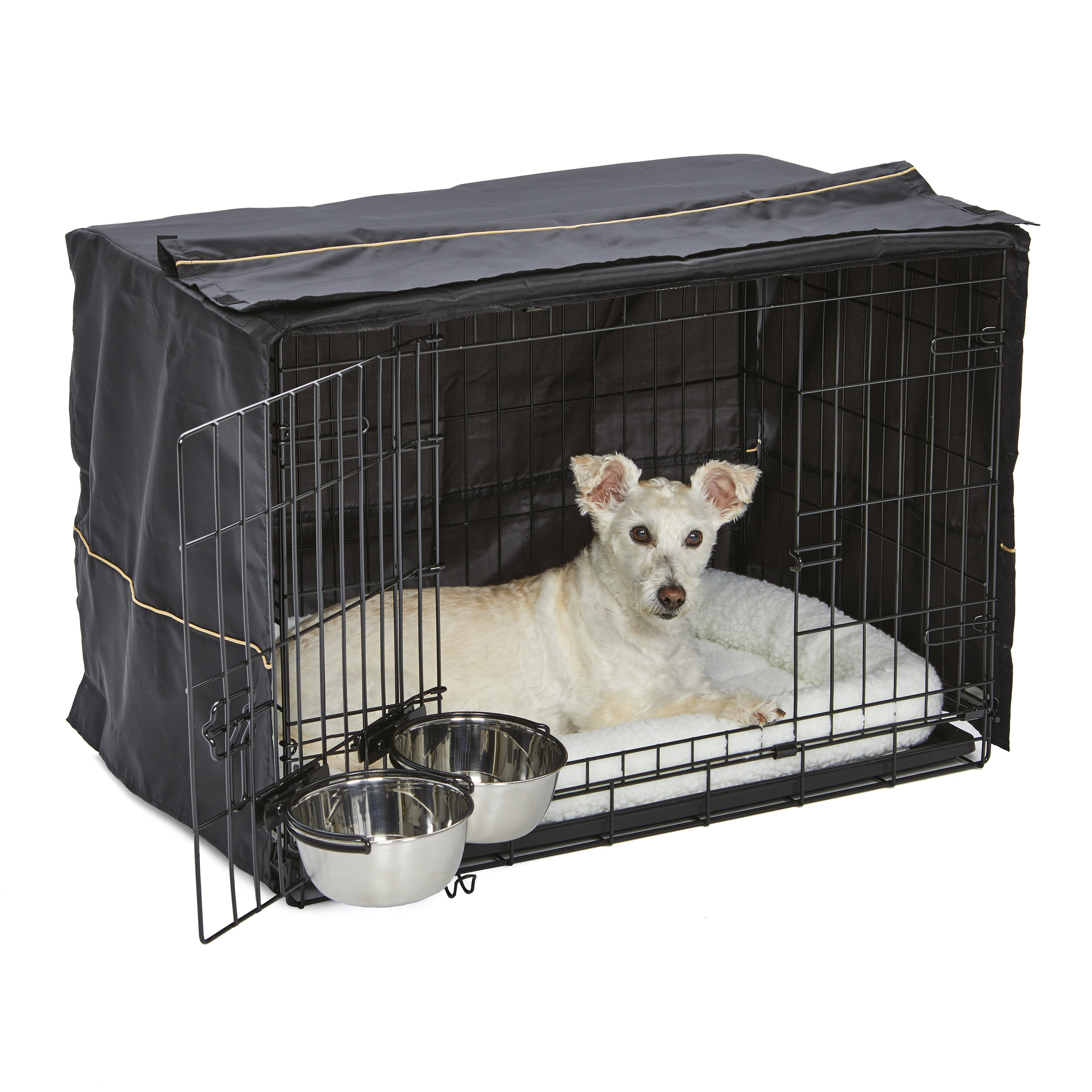 Midwest Double-Door I-Crate Dog Crate, 18 x 12 x 14