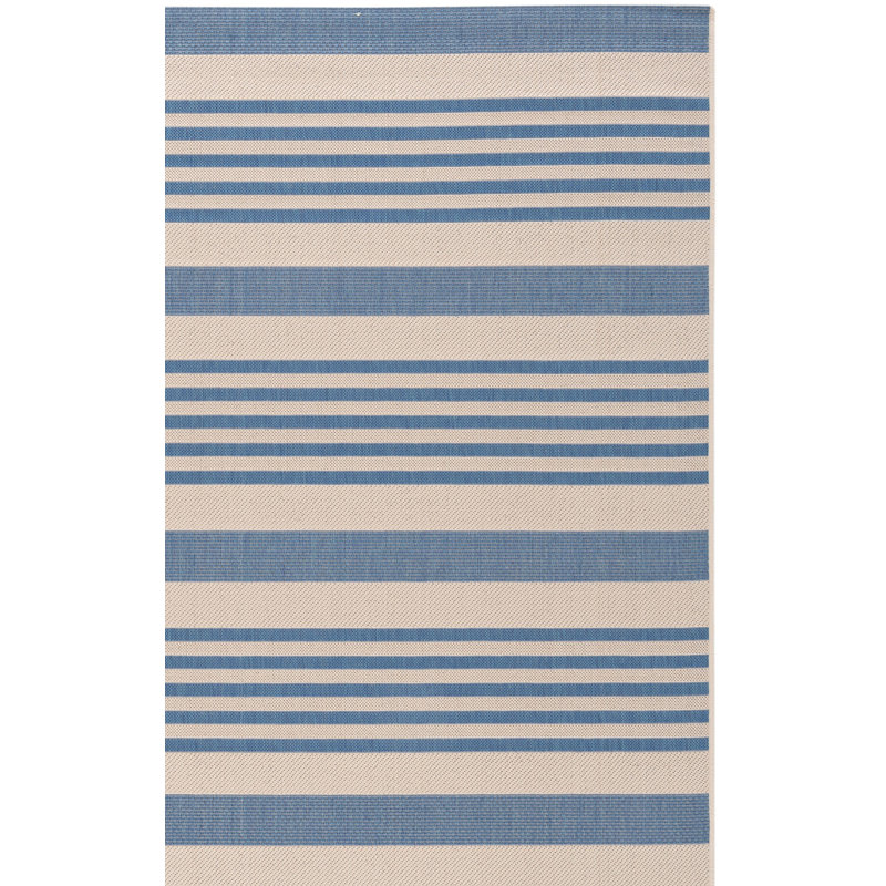 Beach House Performance Striped Indoor/Outdoor Area Rug, Runner 2'2" X 12'