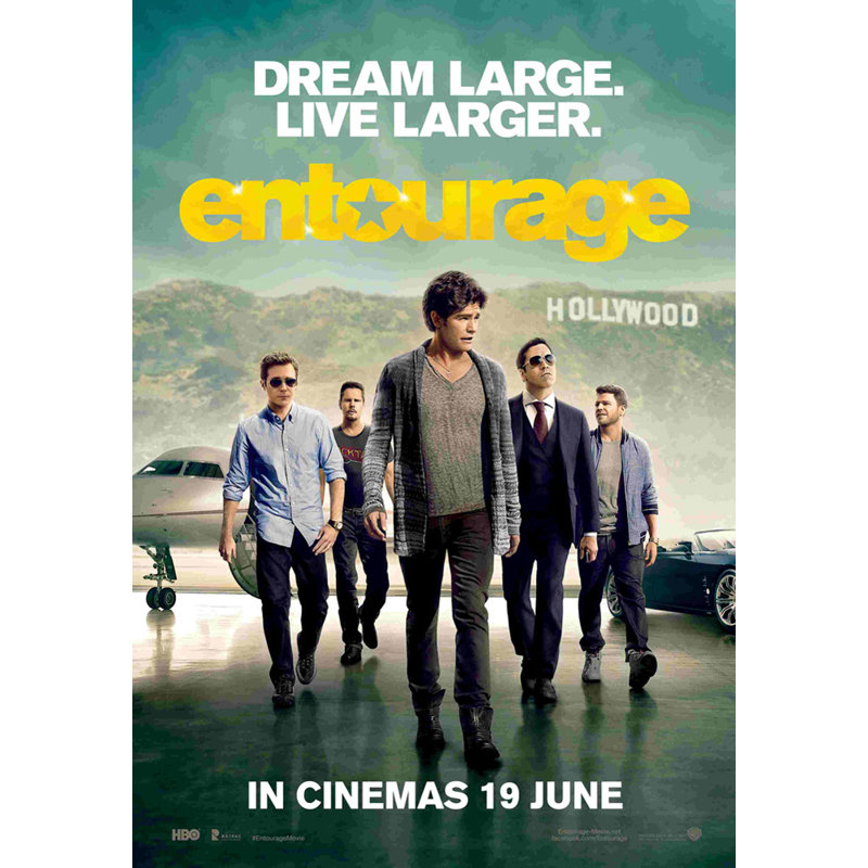 Entourage, 18" H x 13" W