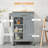 Wide Rolling Kitchen Cart-1393836972