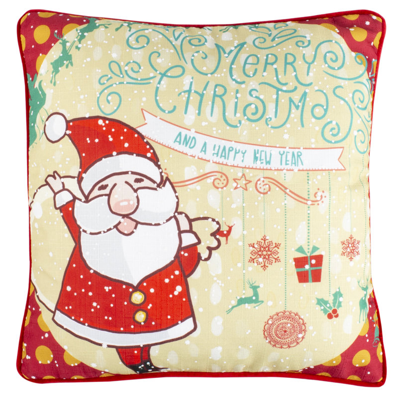 Neve Embroidered Reversible Throw Pillow