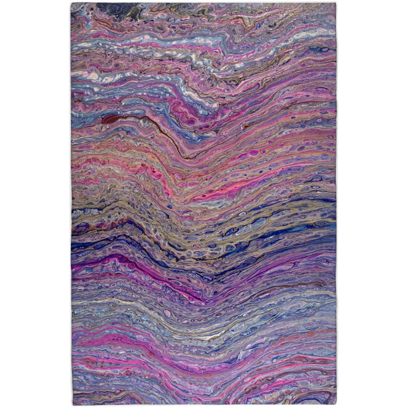 Premium Machine Washable Dream Shag Abstract Rug, 8' x 10'