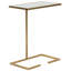 Worcester Glass Top Sled End Table-20765382
