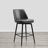 Betzalel Swivel Upholstered Counter Stool with Metal Frame-139719036