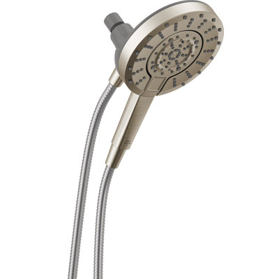 5-Setting In2ition 2-in-1 Dual Shower Head with Handheld High Pressure ProClean Spray 1.75 GPM Spotshield Brushed Nickel