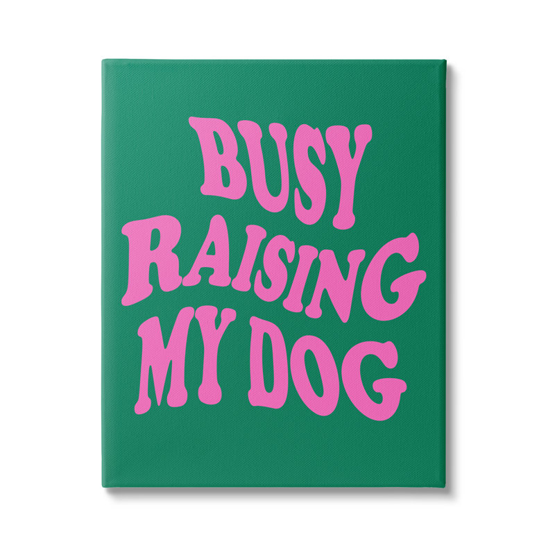 «Raising My Dog», encadrée par House of Lulu, Giclée encadrée blanc bord de mer, H 30 po x l 24 po x P 1,5 po