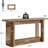 2-Tier Foyer Table, Entryway Sofa Table With Vintage Brown Woodgrain Finish And Spacious Lower Shelf For Organized Storage-1026866080