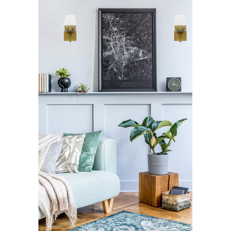 Steel Flush Mounted Sconce