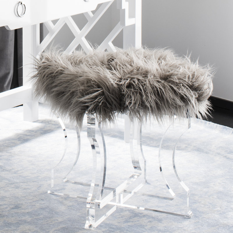 Delfina Plastic Accent Stool