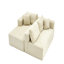 Canapé modulaire de 105 po avec canapé en forme de L et canapé-lit modulaire sans dossier de 105 po-133706154-133706152