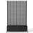 Iversen 47" W Metal Planter Box With Trellis With Wheels-1687491149