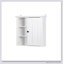 Armoire murale de salle de bain en bois avec une porte 20,86 x 5,71 x 20 pouces