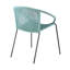 Chaise de salle à manger empilable en acier avec corde Chapa-9551022