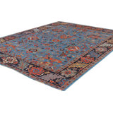 Transitional One-of-a-Kind Rectangle 9'2" X 11'10" Hand Knotted Area Rug