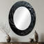 Miroir mural noir en spirale Fractal Sprial-1363743928