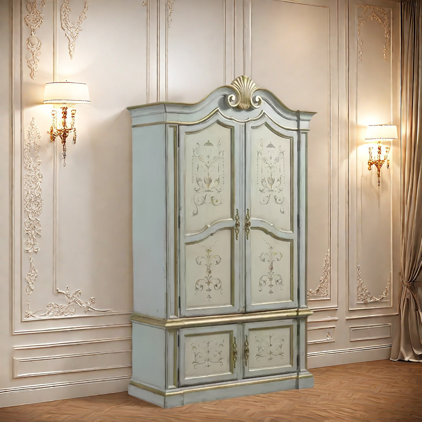 Canora Grey Retro Country Wardrobe | Wayfair
