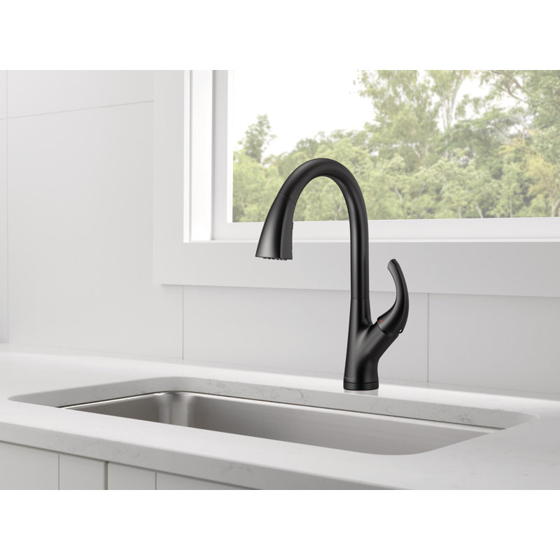 Peerless Parkwood Pull Down Kitchen Faucet, Matte Black