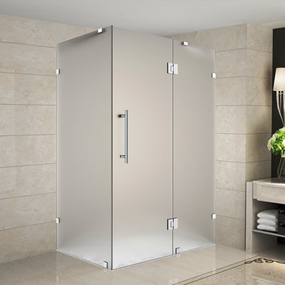 Cabine de douche rectangulaire à charnière 39 po x 72 po Avalux