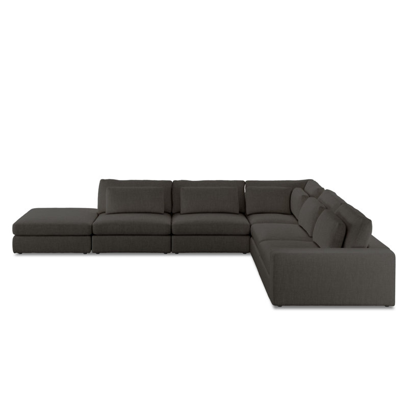 Bloor Modular Sectional, Clairmont Sand Polyester / Olefin, Left Hand Facing