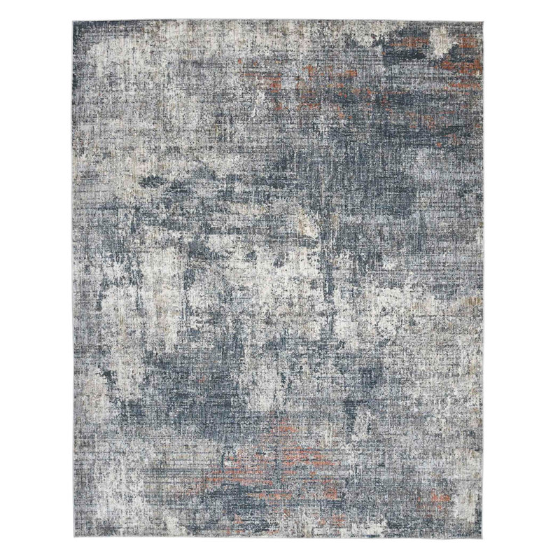 Roslyn Transitional Abstract Premium Polyester Performance Area Rug, Rectangle 5'3" x 7'6"