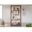 Villanders 200 cm H x 100 cm W Solid Wood Geometric Bookcase-41159461