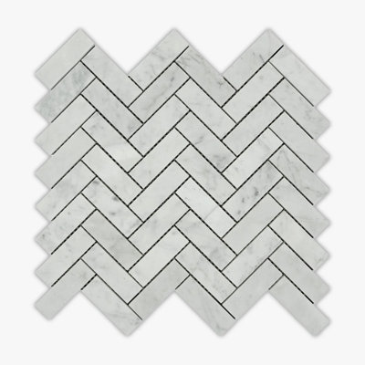 Carrara Honed 12" x 13" Marble Wall & Floor Tile