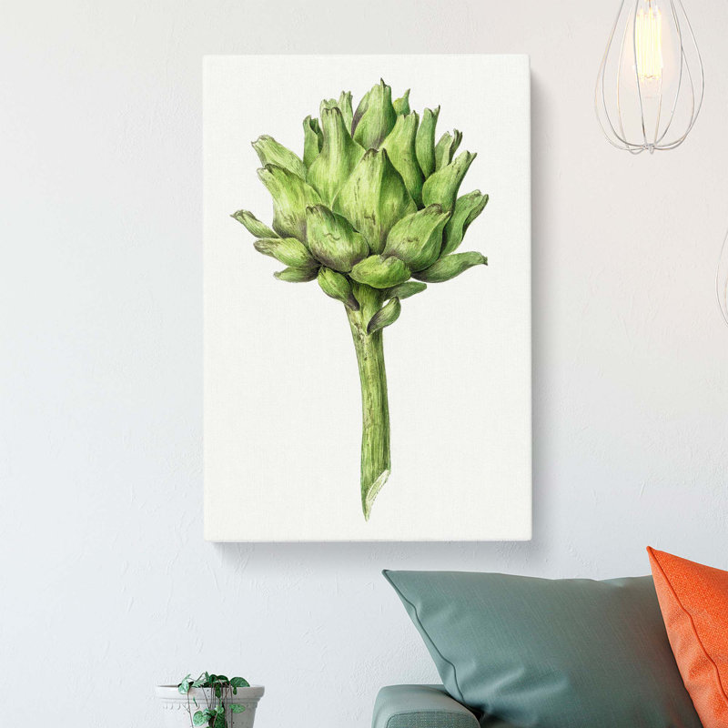 An Artichoke - Wrapped Canvas, 50cm H x 35cm W x 3cm D