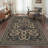 Abrahamson Serpenti Geometric Machine Washable Brown / Beige Indoor Area Rug with Non-Slip Backing-128992307