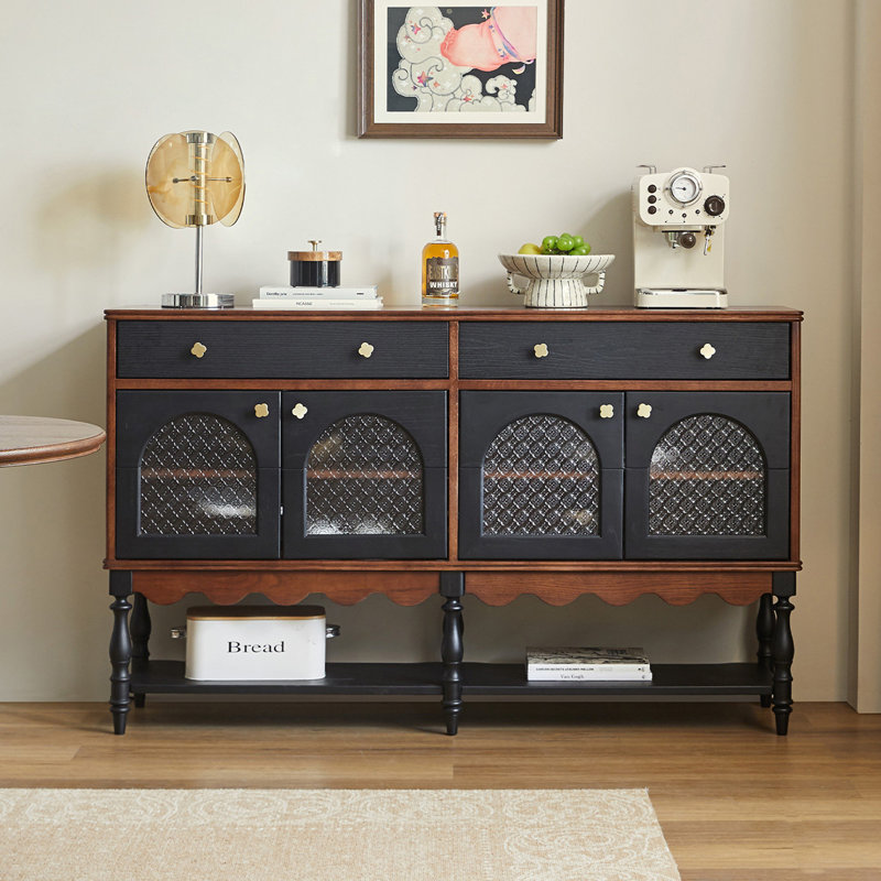French-style retro light luxury sideboard