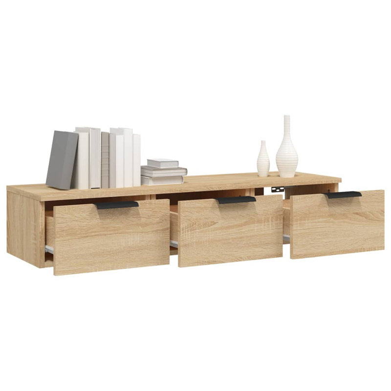 Ivenson Unfinished TV Stand, Oak