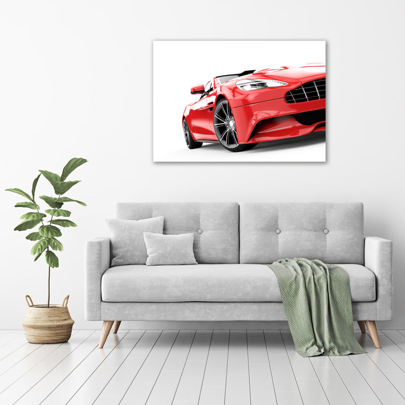 Sports Car - Wrapped Canvas Print