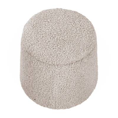 Round Storage Ottoman（ONLY OTTOMAN)