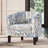 Evelie 28.25" W Tufted Linen Barrel Chair Upholstered-1277261348