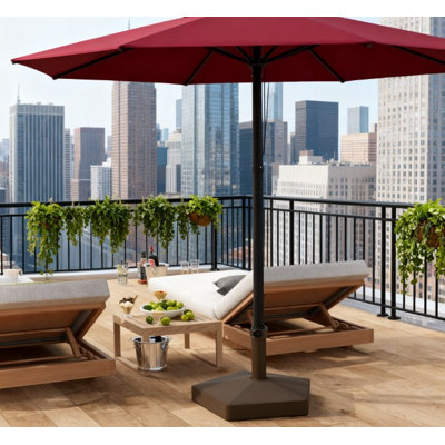 Porte-parapluies d'extérieur, porte-parapluies ronds pour patio