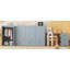 Grand lit gris avec fonction, grand espace et grand lit intégré disponible en gris, espace de rangement spacieux
