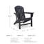 Chaise Adirondack pliante Emory-882462396