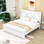 Lit plateforme avec tête de lit Vintage-70068409-70068410