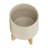 S/2 5/8" PLANTER W/ WOOD STAND